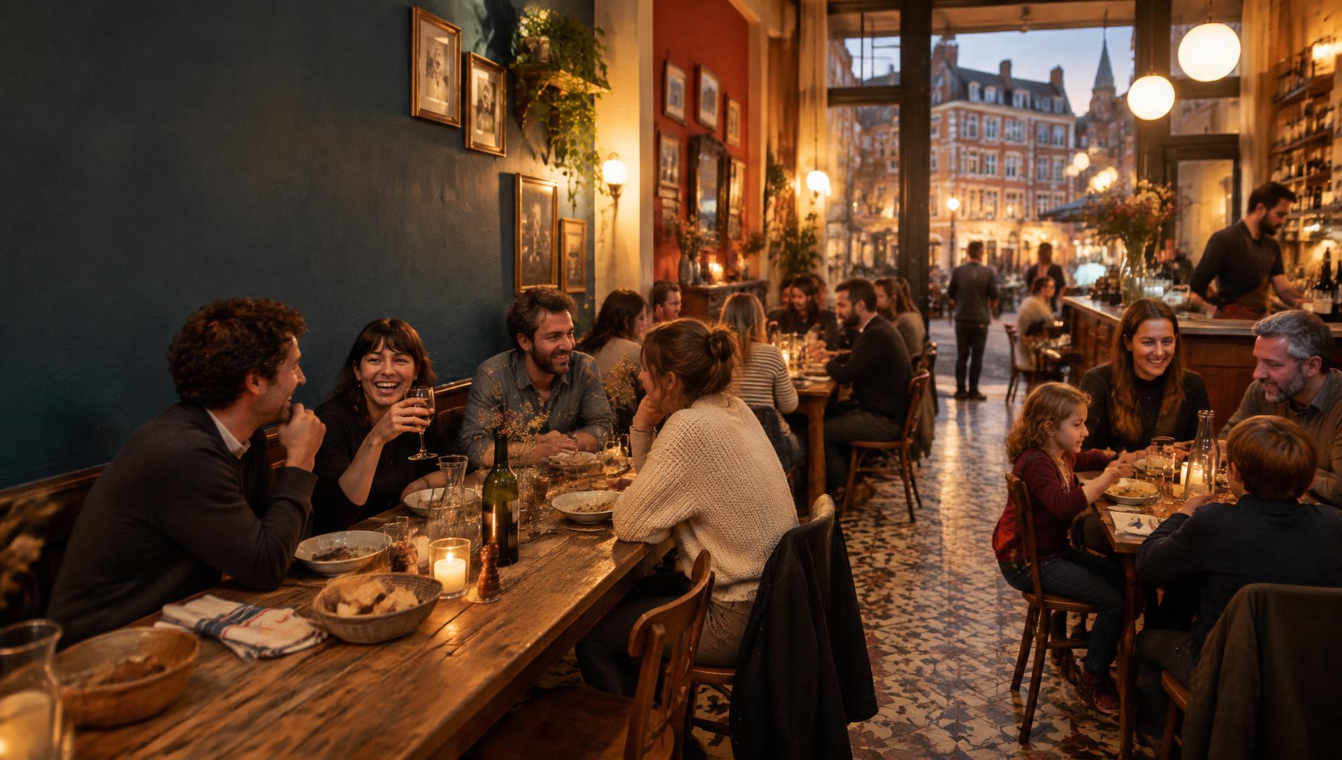 Une soirée chaleureuse entre amis au Frigidaire